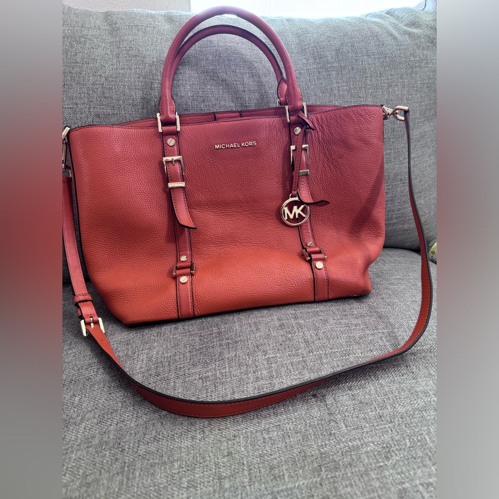 Orange Michael Kors crossbody